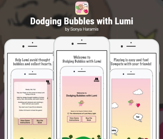 Dodging Bubbles with Lumi App by Sonya Haramis