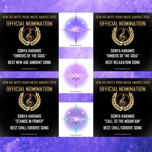 Sonya Haramis New Age Notes Radio Music Awards 2026 Nominations